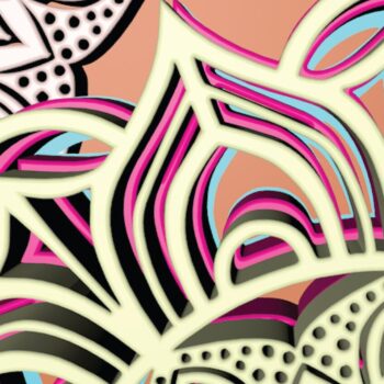 Intra απο ξύλο plywood Χρώμα wenge 3mm-4mm πάχος - Κορνίζα Mandala . 5 στρώσεις Δίασταση 30x30 cm INTRAFABR-85823417 - Image 3