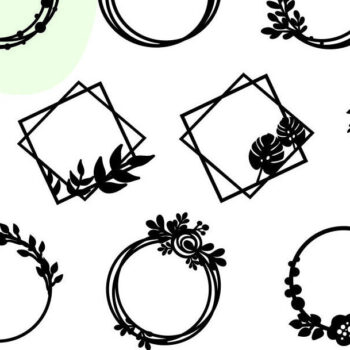 Intra απο ξύλο plywood  Χρώμα wenge 3mm-4mm πάχος - Frames Bundle , Cake Topper Δίασταση 20x25 cm INTRAFABR-64274666 - Image 1