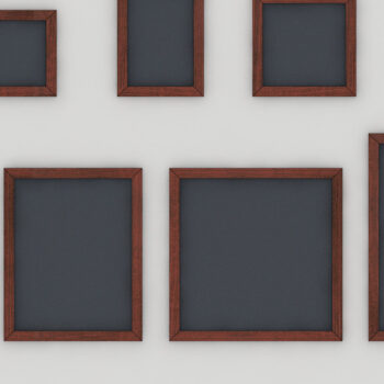 Intra απο ξύλο plywood  Χρώμα wenge 3mm-4mm πάχος - Κορνίζες Laser Cut Files - Photo Frame Δίασταση 20x25 cm INTRAFABR-84761391 - Image 2