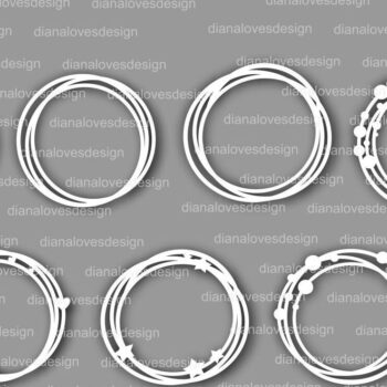 Intra απο ξύλο plywood  Χρώμα wenge 3mm-4mm πάχος - Πακέτο Frames, Circle Frames Δίασταση 20x25 cm INTRAFABR-84761385 - Image 2