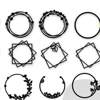 Intra απο ξύλο plywood  Χρώμα wenge 3mm-4mm πάχος - Πλαίσια Bundle, Leaf Frames Δίασταση 20x25 cm INTRAFABR-84683218 - Image 1
