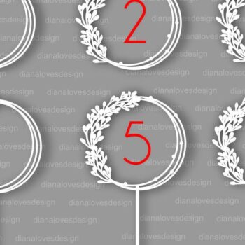 Intra απο ξύλο plywood  Χρώμα wenge 3mm-4mm πάχος - Πλαίσια Bundle , Cake Topper Δίασταση 20x25 cm INTRAFABR-84683235 - Image 2