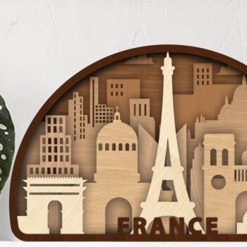 Intra απο ξύλο plywood  Χρώμα wenge 3mm-4mm πάχος - Γαλλία Διακοσμητικό πάνελ τοίχου σπιτιού Δίασταση 10x7 cm INTRAFABR-85133740 - Image 3