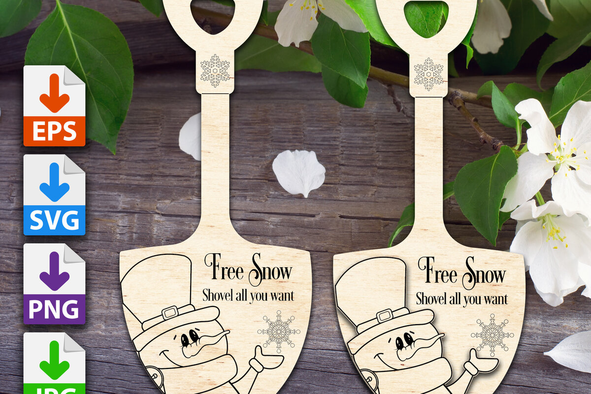 Intra απο ξύλο plywood  Χρώμα wenge 3mm-4mm πάχος - Δωρεάν Χιόνι..Στολίδι με φτυάρι Δίασταση 6x6 cm INTRAFABR-77149639