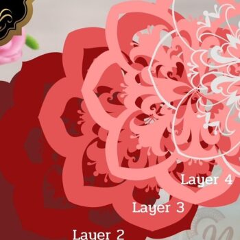 Intra απο ξύλο plywood  Χρώμα wenge 3mm-4mm πάχος - Δωρεάν Sweet Mandala 3D Δίασταση 3x3 cm INTRAFABR-86007401 - Image 2