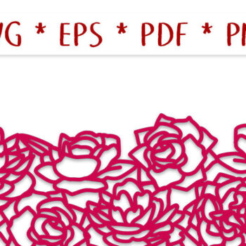 Intra απο ξύλο plywood  Χρώμα wenge 3mm-4mm πάχος - Φανάρι με χαρτί κοπής Fresh Roses Cut Δίασταση 5x11 cm INTRAFABR-85133778 - Image 2