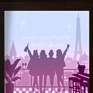 Intra απο ξύλο plywood  Χρώμα wenge 3mm-4mm πάχος - Φίλοι Δίασταση 20x20 cm INTRAFABR-121713012