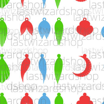 Intra απο ξύλο plywood  Χρώμα wenge 3mm-4mm πάχος - Σκουλαρίκια Desert Stacked Fringe Δίασταση 3x3 cm INTRAFABR-32853779 - Image 4