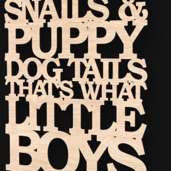 Intra απο ξύλο plywood  Χρώμα wenge 3mm-4mm πάχος - Βάτραχοι, σαλιγκάρια και ουρές κουταβιών σημάδι Δίασταση 4x4 cm INTRAFABR-121509701 - Image 3