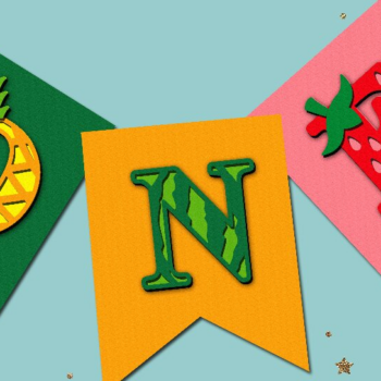 Intra απο ξύλο plywood  Χρώμα wenge 3mm-4mm πάχος - Fruit Alphabet 3D Δίασταση 20x20 cm INTRAFABR-121509796 - Image 1