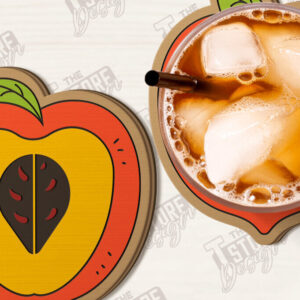 Intra απο ξύλο plywood  Χρώμα wenge 3mm-4mm πάχος - Σουβέρ φρούτων | Ποτά σουβέρ Δίασταση 30x20 cm INTRAFABR-120844469