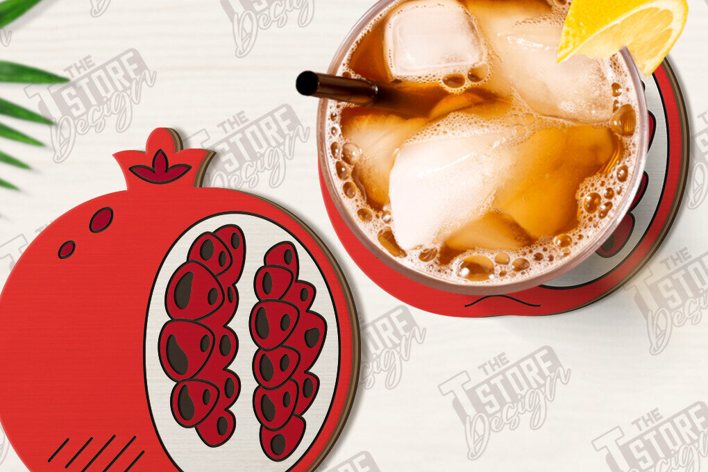 Intra απο ξύλο plywood  Χρώμα wenge 3mm-4mm πάχος - Σουβέρ φρούτων | Ποτά σουβέρ Δίασταση 30x20 cm INTRAFABR-120844269