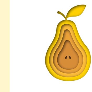 Intra απο ξύλο plywood  Χρώμα wenge 3mm-4mm πάχος - Fruit Cut Files, Pear Δίασταση 30x20 cm INTRAFABR-115708053 - Image 1