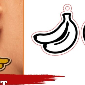 Intra απο ξύλο plywood  Χρώμα wenge 3mm-4mm πάχος - Πακέτο με σκουλαρίκια φρούτων | Δίασταση 3x3 cm INTRAFABR-11758724 - Image 16