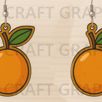 Intra απο ξύλο plywood  Χρώμα wenge 3mm-4mm πάχος - Σκουλαρίκια με φρούτα Πακέτο Δίασταση 3x3 cm INTRAFABR-108476982 - Image 1