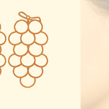 Intra απο ξύλο plywood Χρώμα wenge 3mm-4mm πάχος - Φρούτα Ξύλινα Σκουλαρίκια Δίασταση 3x3 cm INTRAFABR-100384771 - Image 1