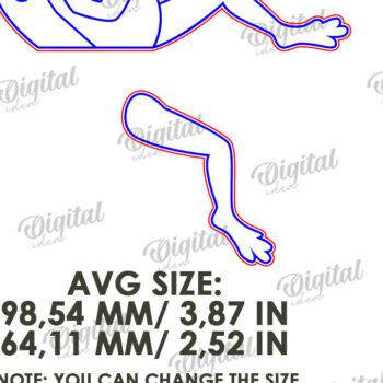 Intra απο ξύλο plywood  Χρώμα wenge 3mm-4mm πάχος - Αστεία σε ράφι ζώων Δίασταση 30x20 cm INTRAFABR-32323278 - Image 2