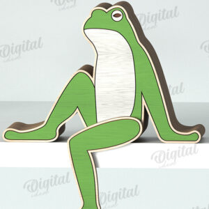 Intra απο ξύλο plywood  Χρώμα wenge 3mm-4mm πάχος - Αστεία σε ράφι ζώων Δίασταση 30x20 cm INTRAFABR-26181088