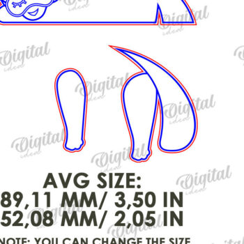 Intra απο ξύλο plywood  Χρώμα wenge 3mm-4mm πάχος - Αστεία σε ράφι ζώων Δίασταση 30x20 cm INTRAFABR-25592344 - Image 2