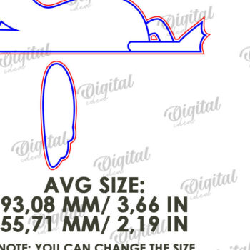 Intra απο ξύλο plywood  Χρώμα wenge 3mm-4mm πάχος - Αστεία σε ράφι ζώων Δίασταση 30x20 cm INTRAFABR-45456291 - Image 2