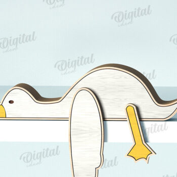 Intra απο ξύλο plywood  Χρώμα wenge 3mm-4mm πάχος - Αστεία σε ράφι ζώων Δίασταση 30x20 cm INTRAFABR-119476773 - Image 1