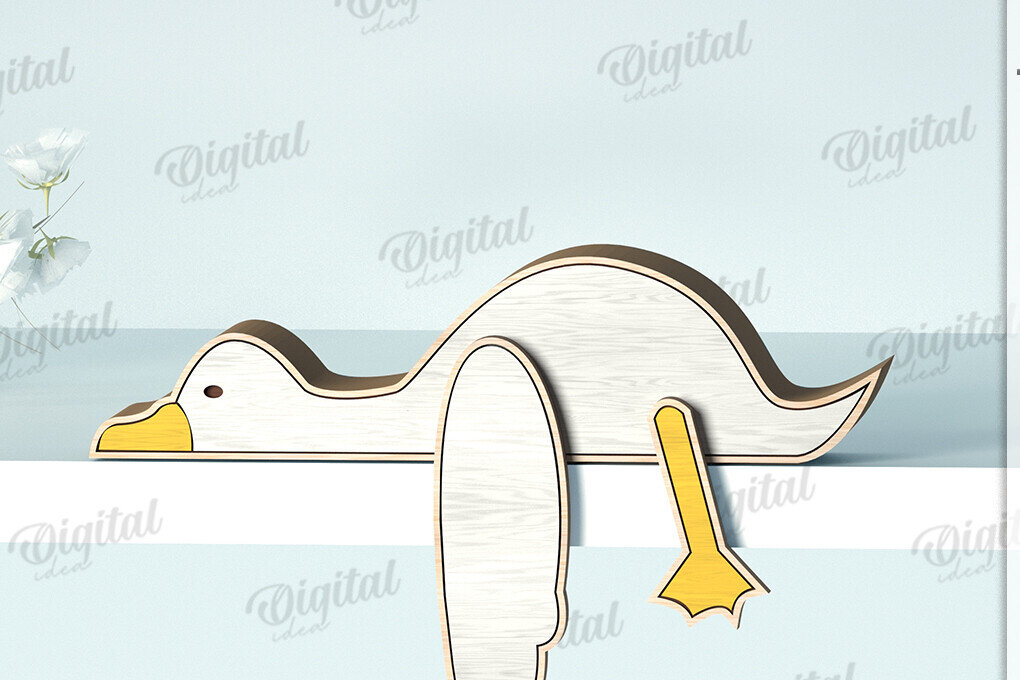 Intra απο ξύλο plywood  Χρώμα wenge 3mm-4mm πάχος - Αστεία σε ράφι ζώων Δίασταση 30x20 cm INTRAFABR-119476773