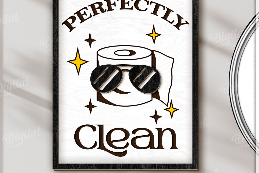 Intra απο ξύλο plywood  Χρώμα wenge 3mm-4mm πάχος - Αστεία διακόσμηση τοίχου μπάνιου Δίασταση 30x20 cm INTRAFABR-92406844