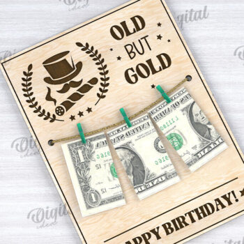 Intra απο ξύλο plywood  Χρώμα wenge 3mm-4mm πάχος - Αστεία κάρτα γενεθλίων με λέιζερ Δίασταση 20x20 cm INTRAFABR-78774939 - Image 1