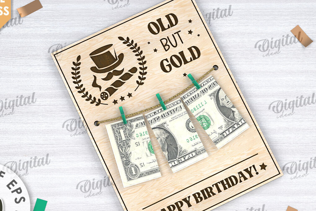 Intra απο ξύλο plywood  Χρώμα wenge 3mm-4mm πάχος - Αστεία κάρτα γενεθλίων με λέιζερ Δίασταση 20x20 cm INTRAFABR-78774939