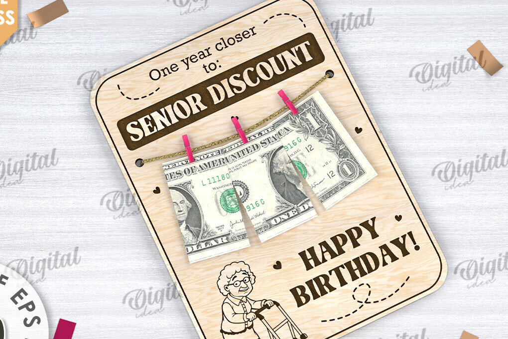 Intra απο ξύλο plywood  Χρώμα wenge 3mm-4mm πάχος - Αστεία κάρτα γενεθλίων με λέιζερ Δίασταση 20x20 cm INTRAFABR-78774948