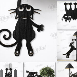 Intra απο ξύλο plywood  Χρώμα wenge 3mm-4mm πάχος - Αστεία λέιζερ δέσμης σημαδιών για γάτες και σκύλους Δίασταση 30x20 cm INTRAFABR-26016413