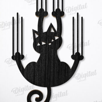 Intra απο ξύλο plywood  Χρώμα wenge 3mm-4mm πάχος - Αστεία λέιζερ δέσμης σημαδιών για γάτες και σκύλους Δίασταση 30x20 cm INTRAFABR-26016413 - Image 2