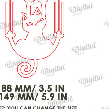 Intra απο ξύλο plywood  Χρώμα wenge 3mm-4mm πάχος - Αστεία λέιζερ δέσμης σημαδιών για γάτες και σκύλους Δίασταση 30x20 cm INTRAFABR-26016413 - Image 3