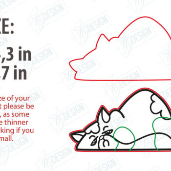 Intra απο ξύλο plywood  Χρώμα wenge 3mm-4mm πάχος - Funny Cats Shelf Sitters Set Δίασταση 20x20 cm INTRAFABR-107433725 - Image 2