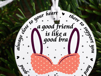 Intra απο ξύλο plywood  Χρώμα wenge 3mm-4mm πάχος - Αστείο Χριστουγεννιάτικο Στολίδι Δίασταση 6x6 cm INTRAFABR-107365433 - Image 6