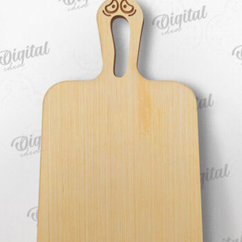 Intra απο ξύλο plywood  Χρώμα wenge 3mm-4mm πάχος - Αστείο με λέιζερ σανίδα κοπής Δίασταση 30x20 cm INTRAFABR-108322764 - Image 1