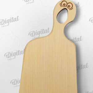 Intra απο ξύλο plywood  Χρώμα wenge 3mm-4mm πάχος - Αστείο με λέιζερ σανίδα κοπής Δίασταση 30x20 cm INTRAFABR-107434258