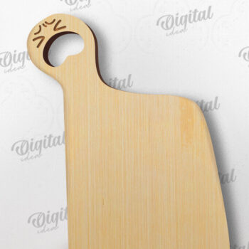 Intra απο ξύλο plywood  Χρώμα wenge 3mm-4mm πάχος - Αστείο με λέιζερ σανίδα κοπής Δίασταση 30x20 cm INTRAFABR-23478495 - Image 1