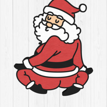 Intra απο ξύλο plywood  Χρώμα wenge 3mm-4mm πάχος - Πακέτο πακέτου Funny Dancing Santa Δίασταση 30x20 cm INTRAFABR-23478491 - Image 6