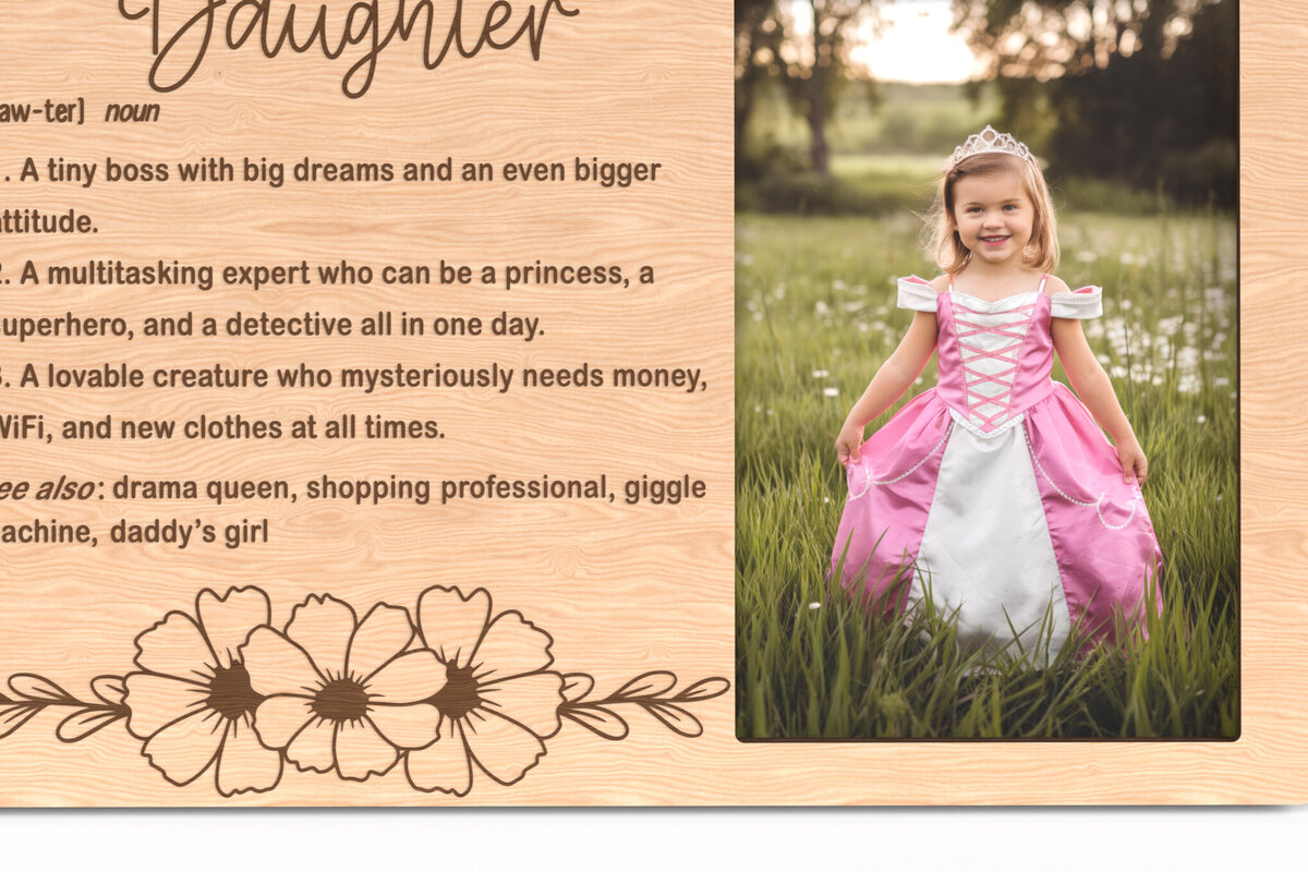 Intra απο ξύλο plywood  Χρώμα wenge 3mm-4mm πάχος - Αστεία κορνίζα ορισμού κόρης Δίασταση 20x25 cm INTRAFABR-39421733