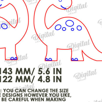 Intra απο ξύλο plywood  Χρώμα wenge 3mm-4mm πάχος - Αστεία Dino Shelf Sitter Δίασταση 30x20 cm INTRAFABR-121663601 - Image 2