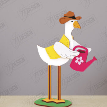 Intra απο ξύλο plywood  Χρώμα wenge 3mm-4mm πάχος - Αστείοι χαρακτήρες φάρμας Απο | CNC Δίασταση 30x20 cm INTRAFABR-120886544 - Image 1