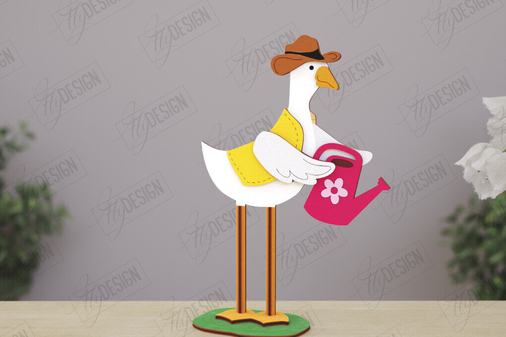 Intra απο ξύλο plywood  Χρώμα wenge 3mm-4mm πάχος - Αστείοι χαρακτήρες φάρμας Απο | CNC Δίασταση 30x20 cm INTRAFABR-120886544