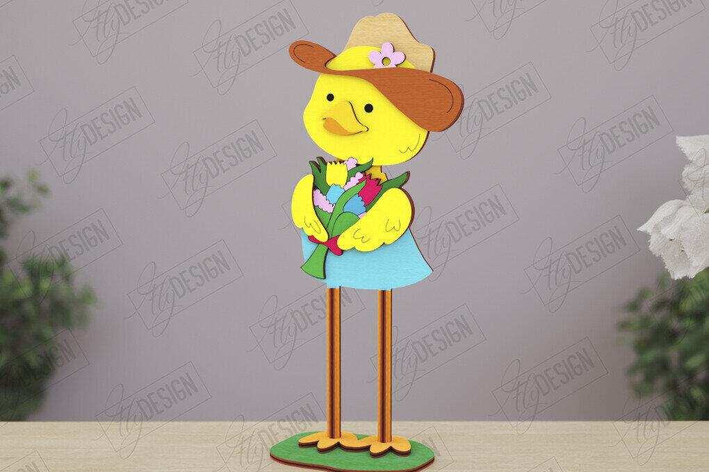 Intra απο ξύλο plywood  Χρώμα wenge 3mm-4mm πάχος - Αστεία χαρακτήρων αγροικίας| CNC Δίασταση 30x20 cm INTRAFABR-120886467