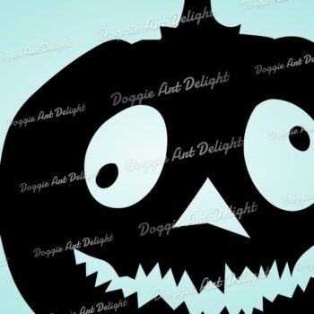 Intra απο ξύλο plywood  Χρώμα wenge 3mm-4mm πάχος - Αστεία κολοκύθα αποκριών για Cricut Δίασταση 15x15 cm INTRAFABR-123105216 - Image 1