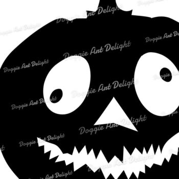 Intra απο ξύλο plywood  Χρώμα wenge 3mm-4mm πάχος - Αστεία κολοκύθα αποκριών για Cricut Δίασταση 15x15 cm INTRAFABR-123105216 - Image 2