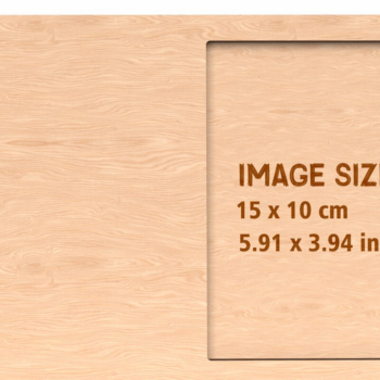 Intra απο ξύλο plywood  Χρώμα wenge 3mm-4mm πάχος - Αστεία κορνίζα φωτογραφιών ορισμού μητέρας Δίασταση 20x25 cm INTRAFABR-91195185 - Image 2