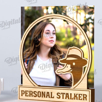 Intra απο ξύλο plywood  Χρώμα wenge 3mm-4mm πάχος - Αστείες κορνίζες φωτογραφιών Πακέτο κοπής με λέιζερ Δίασταση 20x25 cm INTRAFABR-70088879 - Image 3