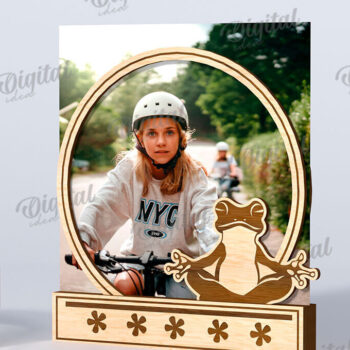 Intra απο ξύλο plywood  Χρώμα wenge 3mm-4mm πάχος - Αστείες κορνίζες φωτογραφιών Πακέτο κοπής με λέιζερ Δίασταση 20x25 cm INTRAFABR-70088879 - Image 5