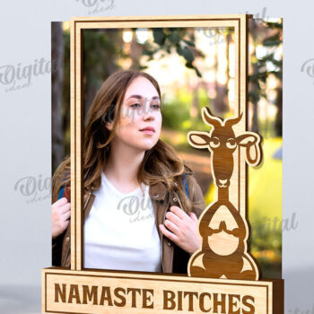 Intra απο ξύλο plywood  Χρώμα wenge 3mm-4mm πάχος - Αστείες κορνίζες φωτογραφιών Πακέτο κοπής με λέιζερ Δίασταση 20x25 cm INTRAFABR-70088879 - Image 9